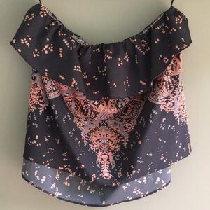 Free people strapless top